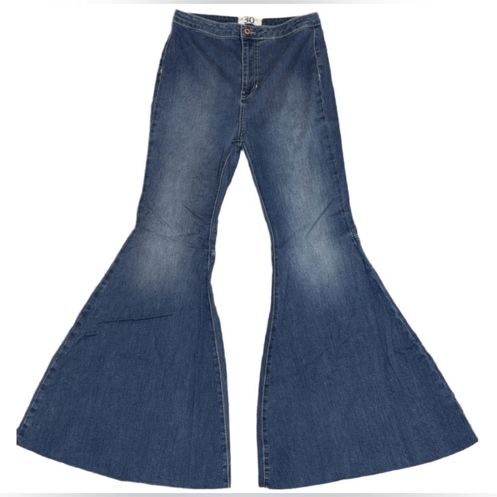 Free People We The Free Blue Flare Jeans